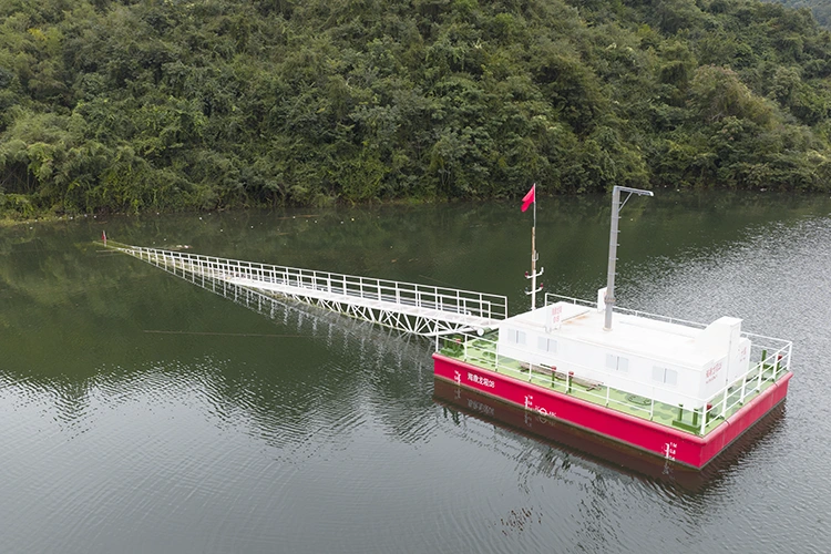 Przepompownia uzdatniania zanieczyszczonej wody